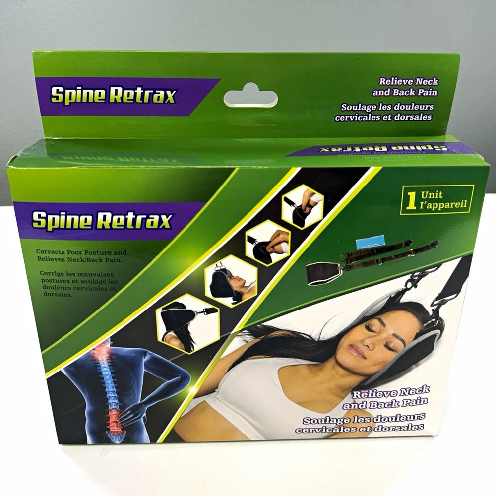 Spine Retrax Posture Corrector Neck/Back Hot/Cold Gel Pack Interchangeable